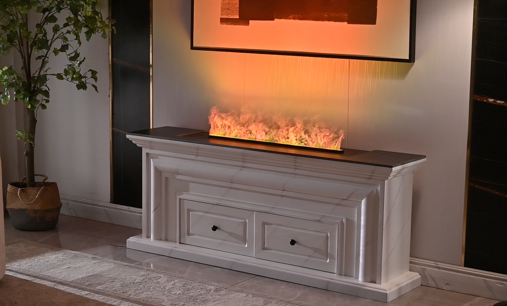 Chimenea decorativa a vapor 3D