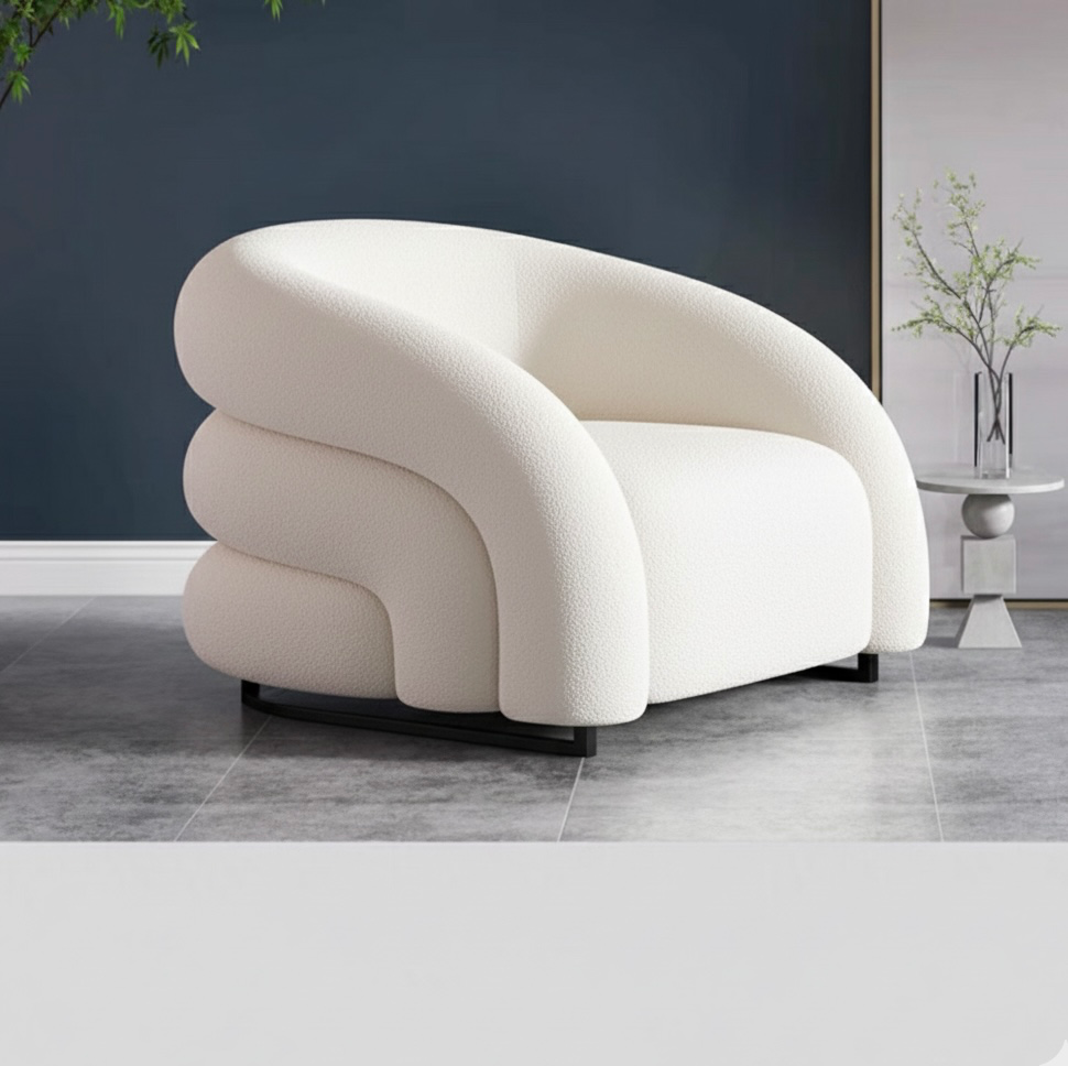 Poltrona"Ciclón Blanco"