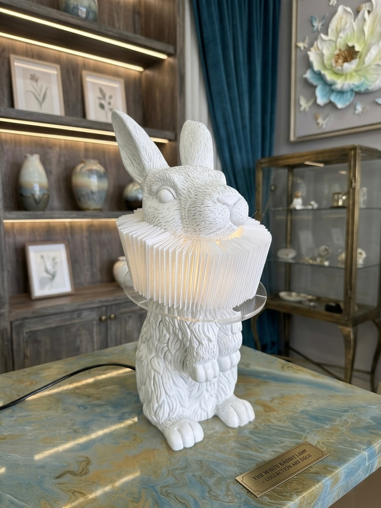Lámpara sobremesa "The White Rabbit"
