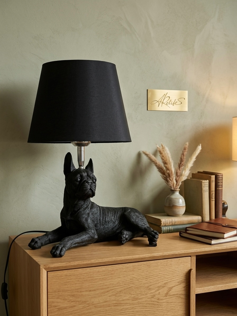 Lámpara sobremesa "Noble Frenchie"