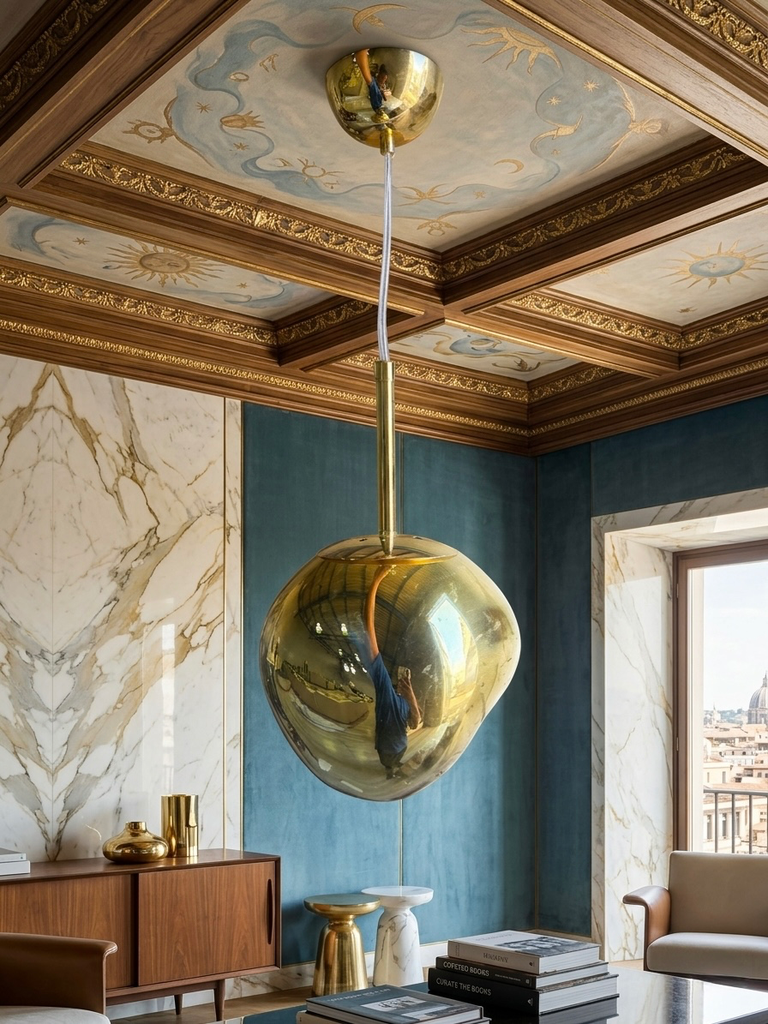 Lámpara Colgante "Golden Globe“