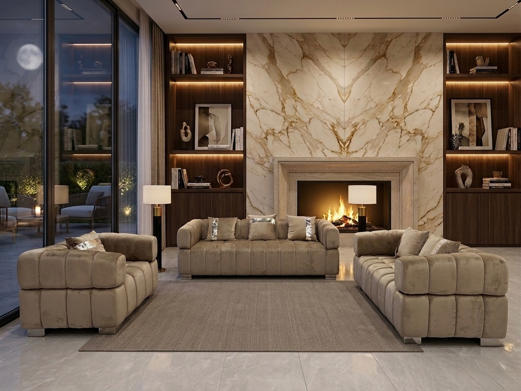 Set de Sofá "Velvet Block"