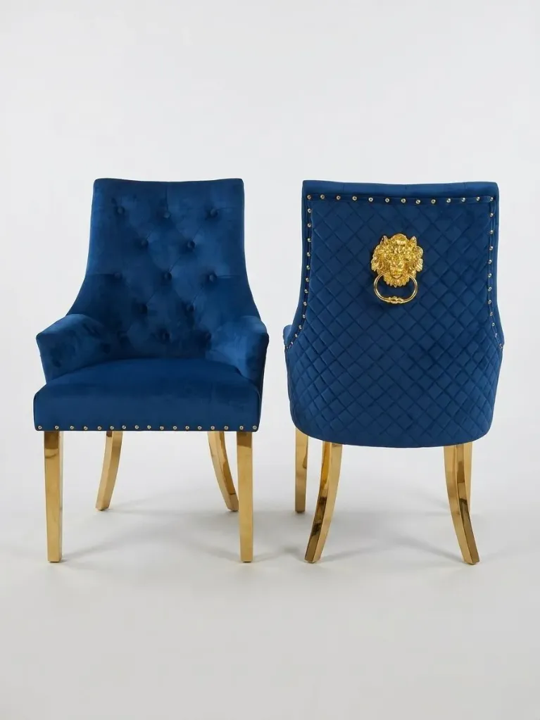Sitial Línea Italiana Blue Gold